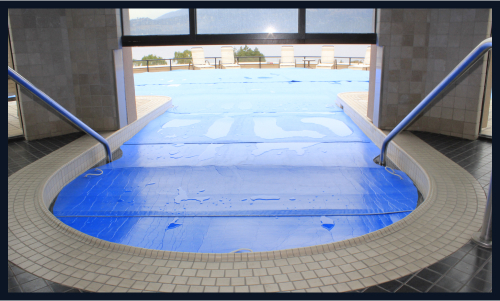 Commercial thermal pool and spa cover for Hotels and HOA's